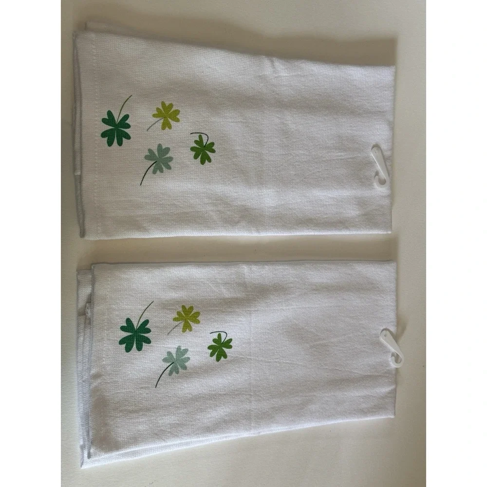 NWT Lot Of 2 ST PATRICKS‎ DAY CAN'T PINCH THIS 16IN X 26IN KITCHEN TOWEL TEA